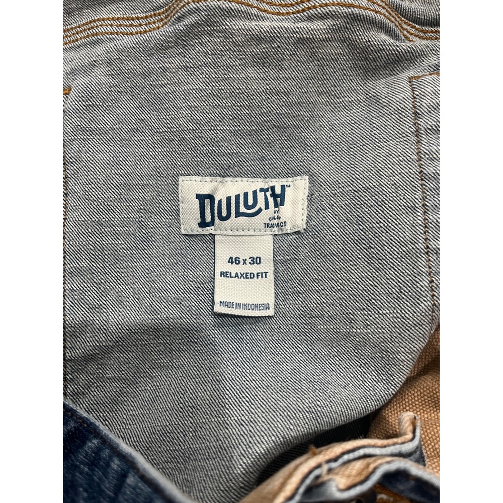 Duluth Trading Co Ballroom Flex Jeans Mens 46x30 Relaxed Fit Medium Wash Blue - Picture 4 of 10